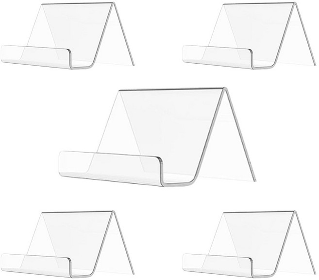 도림 클리어 아크릴 거치대 다용도 스탠드 소형, 5개, 투명