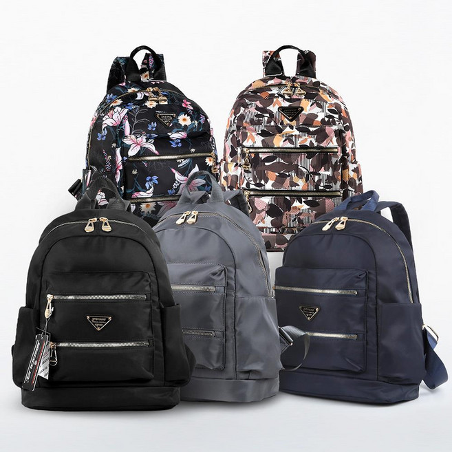 50대 여성 생활방수 가벼운 백팩 보조가방 어르신 여행 나들이 화사한 생신선물 노인