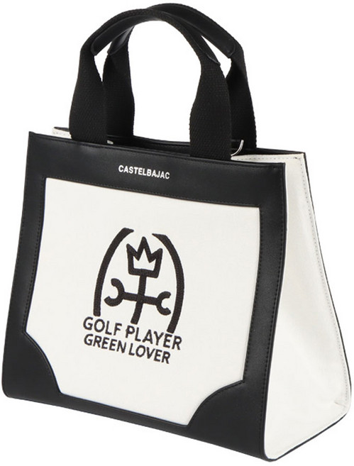까스텔바작 에떼르넬 여성 토트백 골프백 BWEW-GB501, 화이트, 1개