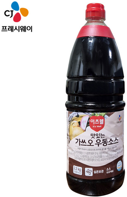 CJ 이츠웰 가쓰오우동소스, 2.2kg, 1개