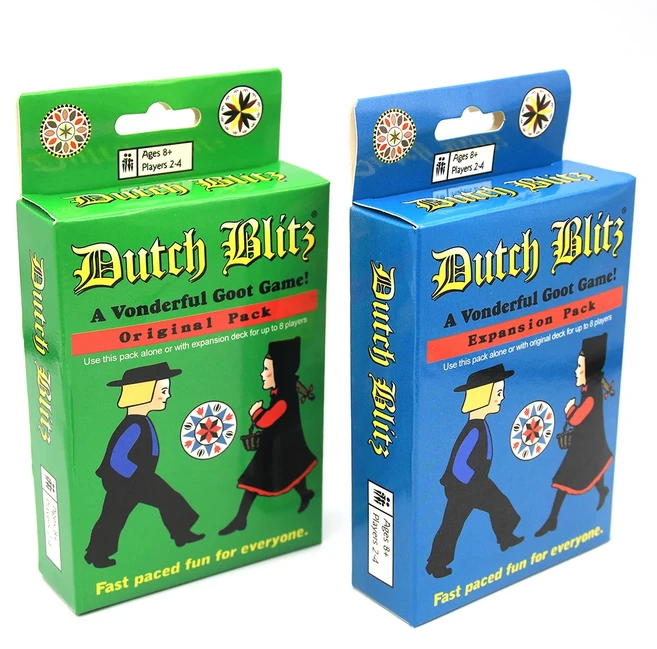 Dutch Blitz 오리지널 및 확장 팩 세트 카드 게임 가족 장난감 선물, 02 라이트 옐로우