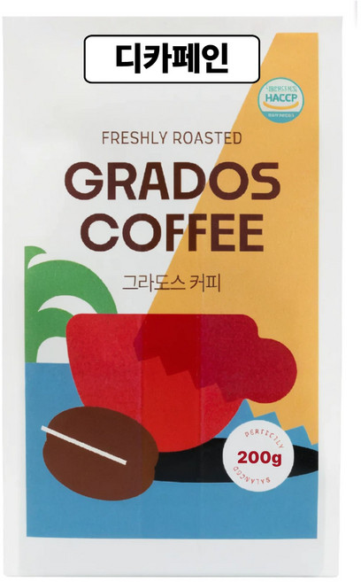 래빗커피 콜롬비아 디카페인 원두커피 원두콩 가성비 갓볶은 원두, 1개, 200g, 홀빈(분쇄안함)