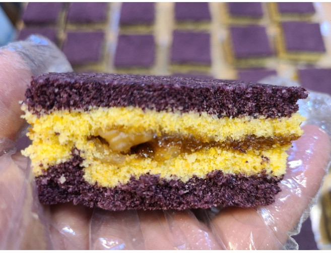 흑미호두설기 흑미샌드 흑미호두샌드 호두가득 급냉발송 온누리떡집, 20개, 100g