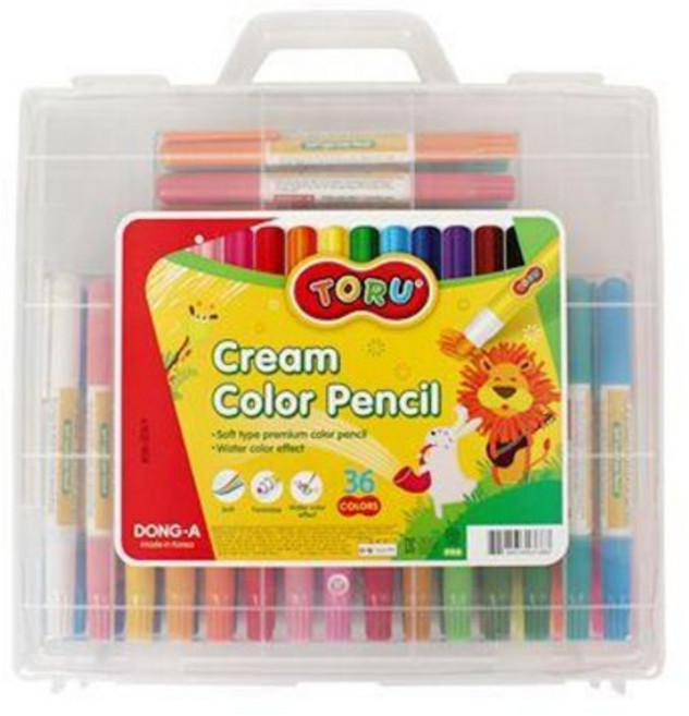 [동아] 크림색연필 36색 -토루