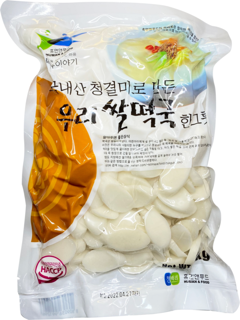(청백리) 국산 떡국 1kg, 1개