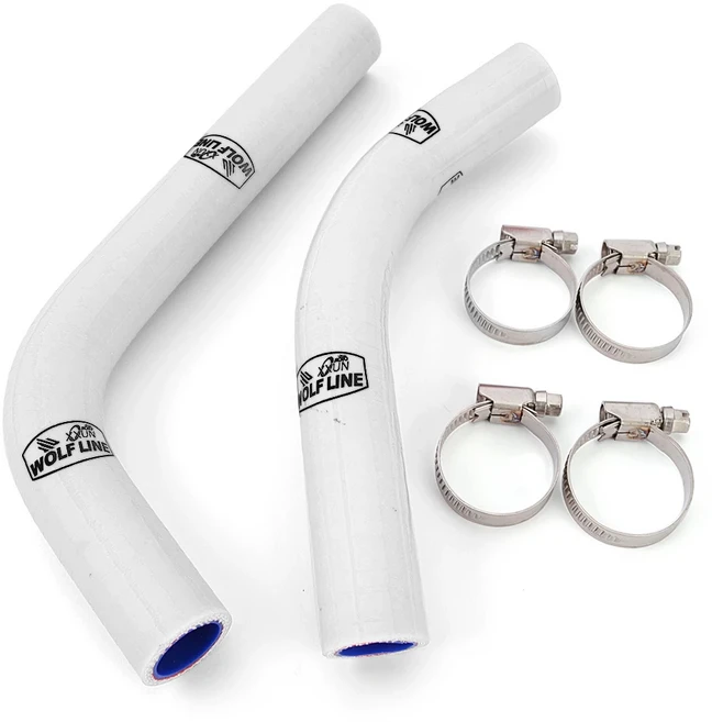야마하 호환 YZF R3 R25 2015-2024 실리콘 라디에이터 냉각수 호스 키트 수냉식 파이프 튜브 MT-03 YZF-R3, 03 WHITE