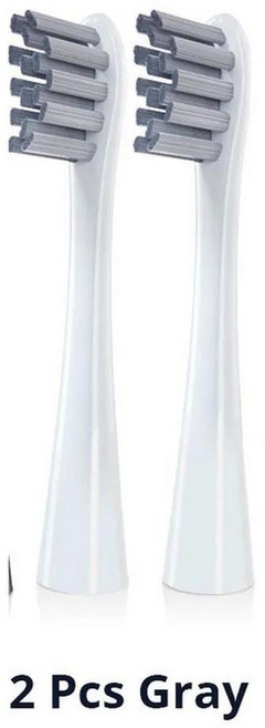 Oclean Flow X X PRO Z1 F1 One Air 2 SE 브러시 헤드 소프트 듀폰 음파 칫솔 진공 강모 교체 헤드 7 개, 2gray * 1개
