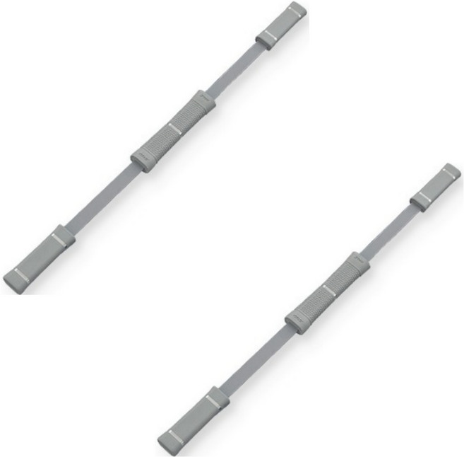 뱃살상식 플렉시바 코어운동 팔뚝살제거운동 홈트 필라테스기구 실내전신운동기구, 그레이, 2개