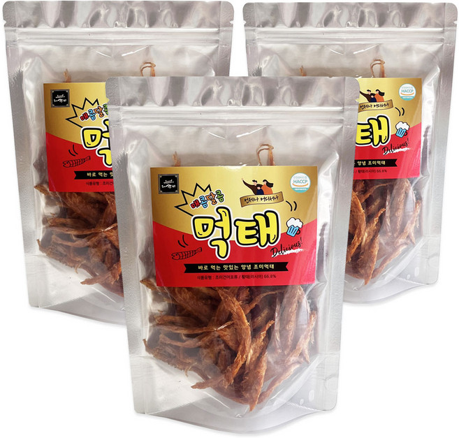 중독성 강한 양념 먹태구이 칸 매콤달콤 먹태구이, 3개, 80g