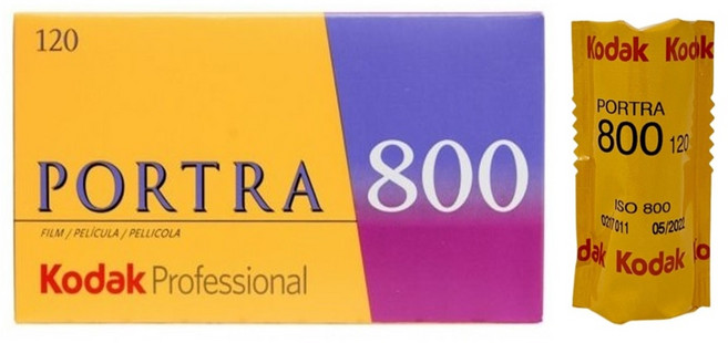 코닥 포트라800 120 컬러필름 C-41현상/KODAK PORTRA 800 120, 단일제품, 1개