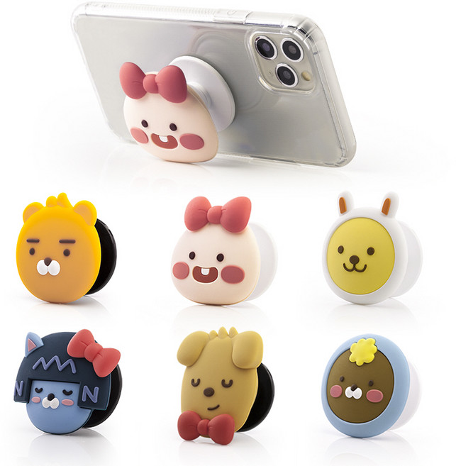 카카오 리틀프렌즈 스탠드톡 휴대폰 스마트톡 핑거링, 제이지, 1개