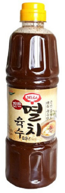 롯데푸드 델가 진한 멸치육수 최신제품, 12개, 900ml