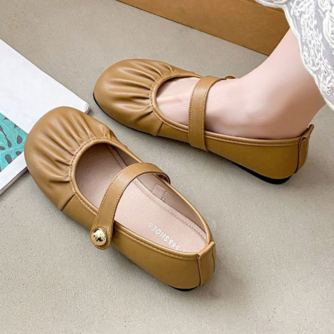 Modern Fashion 여성 발편한 스트랩 구두 메리제인 플랫 단화 K119