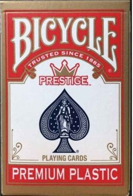 프레스티지 정품 홀덤 카드, 레드, 1개