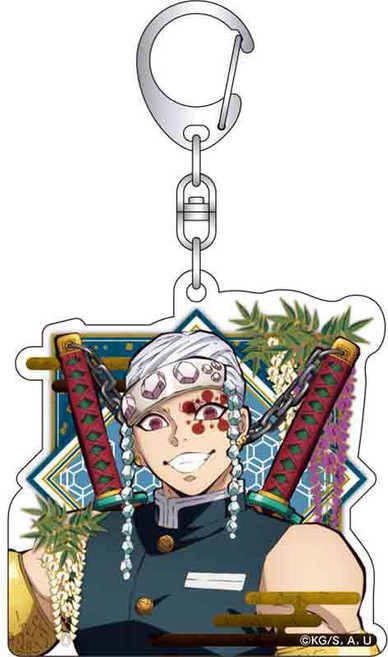 귀멸의 칼날 아크릴 캐릭터 키링 열쇠고리 가방고리 애니메이션 굿즈, C-07