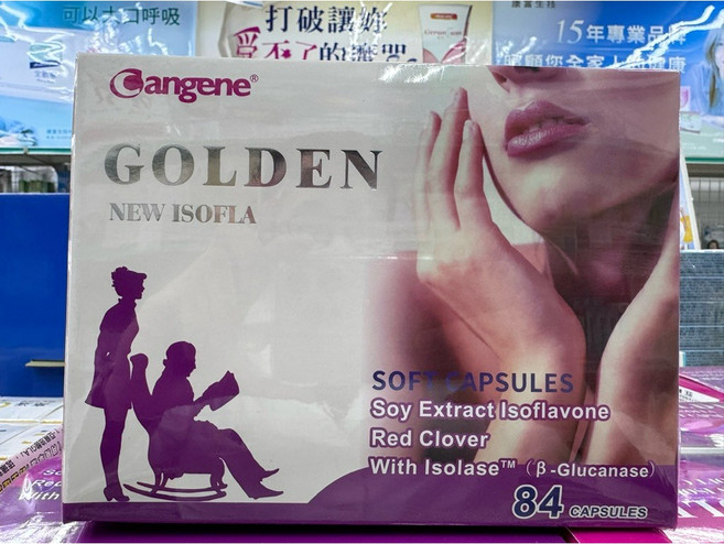 Cangene 婦樂康大豆異黃酮軟膠囊, 1盒, 84份