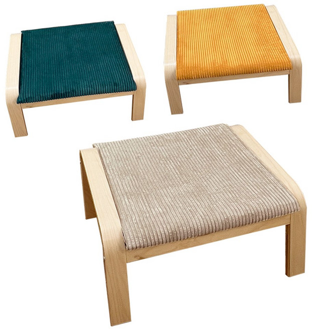 이케아 포엥 커버 풋스툴 의자 리커버, 1개, 베이지