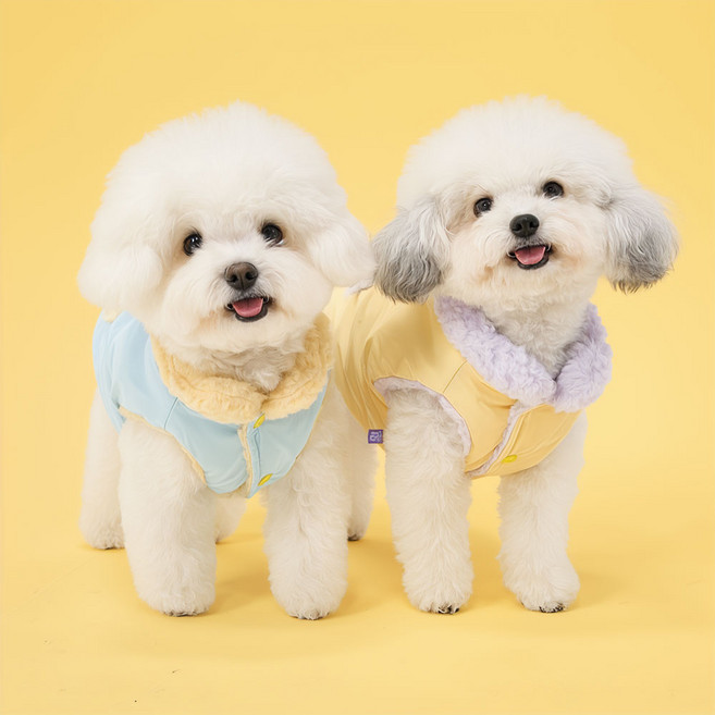 위니즈 몽실 강아지패딩 강아지 겨울옷 올인원패딩, 1개, 블루