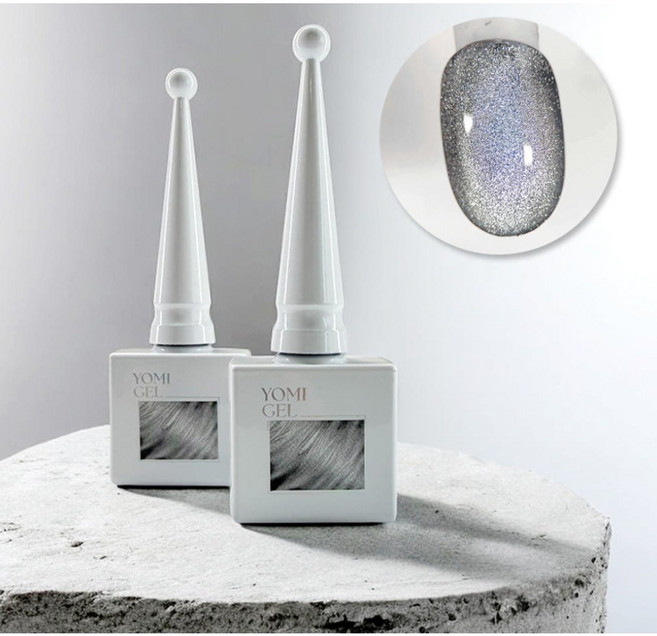 요미젤 마그넷 화이트실버 자석젤 10ml, 1개, 10g, 화이트실버 YMM 02