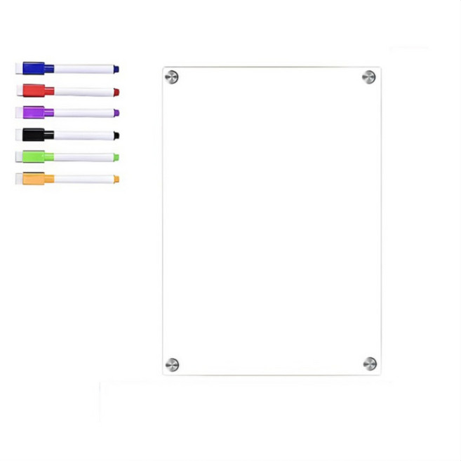 아트모홈 냉장고 자석 메모보드 투명 아크릴 자석보드, 1개