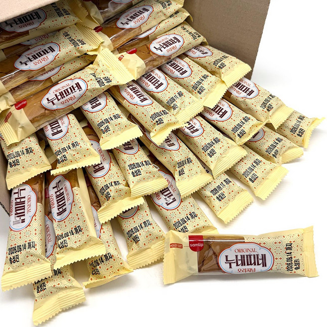 삼립 누네띠네(개별포장) 선물세트 대용량 인간사료 간식 60개