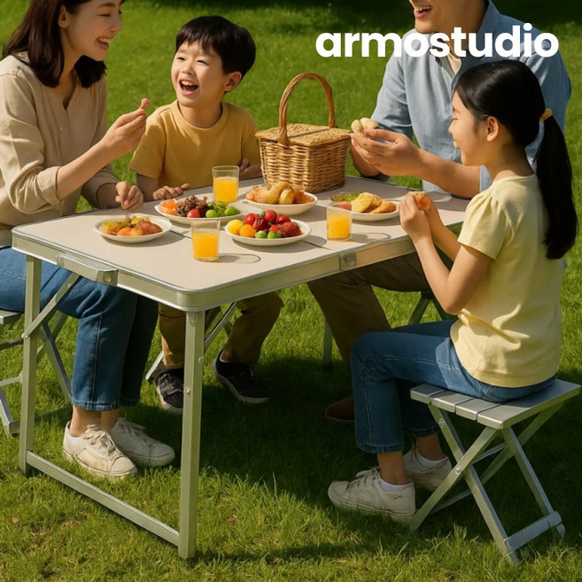 접이식식탁 확장형식탁 식탁 이동식 다용도 사각 폴딩 테이블 2인용 4인용 접이식 식탁의자, 6인용, 블랙