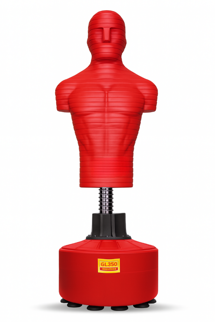 무극도 휴먼형 샌드백 가정용샌드백 스탠딩 복싱 펀치볼 실내샌드백, 레드