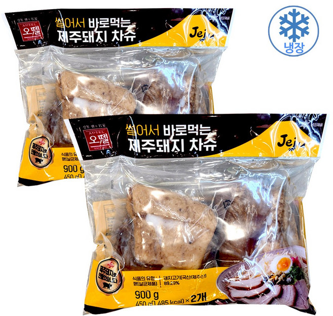오뗄 제주돼지챠슈, 4개, 450g
