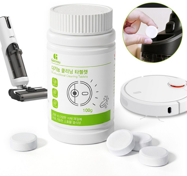 Gaayou 발포세정제 로봇청소기 호환 전용세제 물걸레 바닥세정제 냄새제거, 1개, 100g