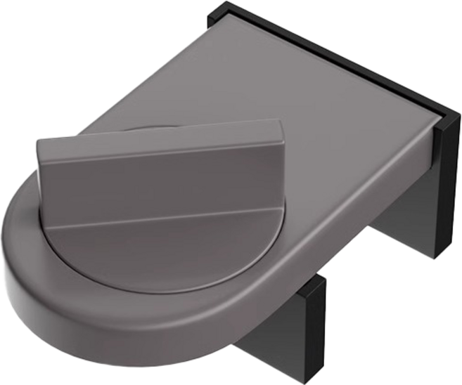 窗戶安全鎖 輔助鎖 拉門鎖 防盜鎖 滑門鎖 兒童安全鎖 防開安全鎖 門窗鎖, 棕色, 1個