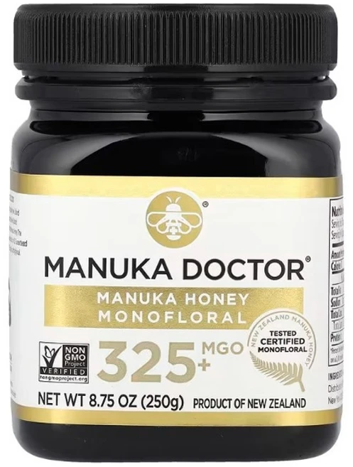 마누카닥터 마누카 꿀 단일꽃꿀 MGO 325+ 250g(8.75oz), 1개 - 쿠팡