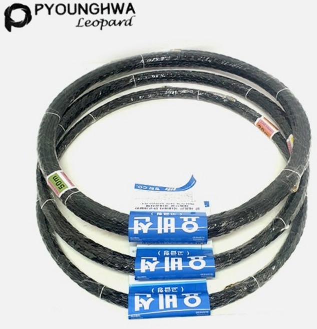 평화레퍼드 국산 요비선 2선 50M 고급 블랙컬러 안내선 작업선, 고급블랙형 50M, 1개