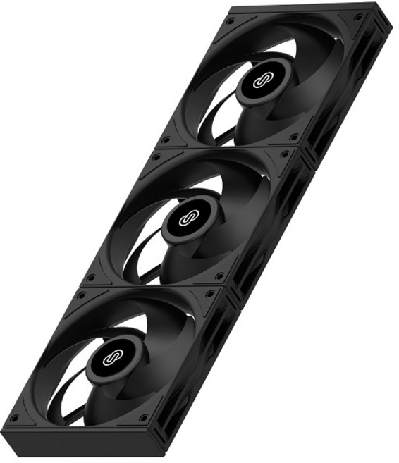 3RSYS Silence GI 120N 데이지체인 리버스 3팩 블랙, 1개, Silence GI 120-N 데이지체인 리버스 3팩