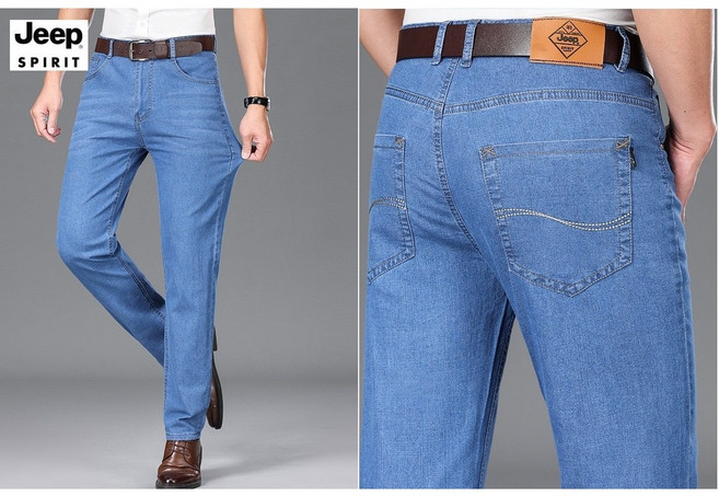 JEEP SPIRIT 지프 스피릿 원포인트 세미 스트레이트 데님 팬츠 청바지