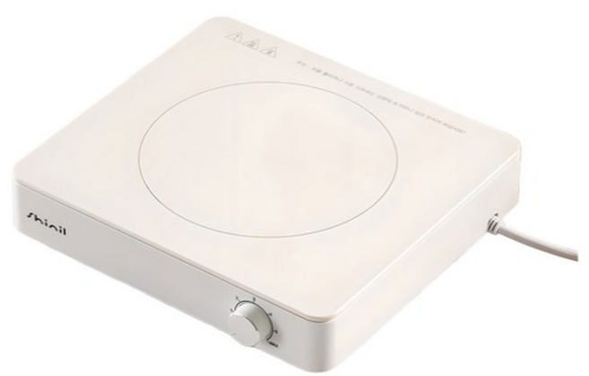 신일 레인지 인덕션 1구 화이트, SHL-WT12CP, 일반형