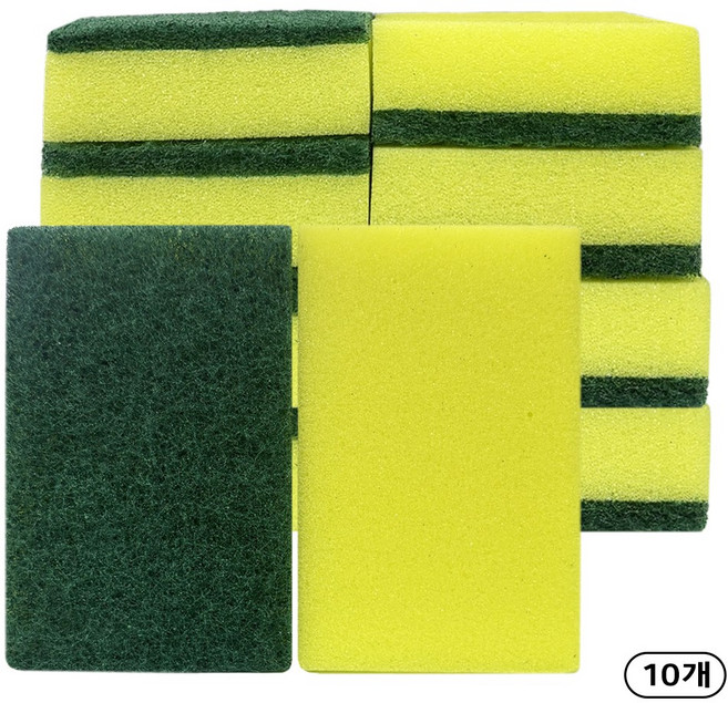 크린라이프 스펀지수세미 10P, 1세트, 10개
