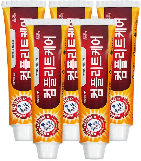 암앤해머 컴플리트케어 치약, 150g, 5개 - 쿠팡