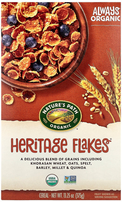 Nature's Path 유기농 Heritage Flakes® 시리얼 375g(13.25oz) Path (네이처스 패스), 1, 375g