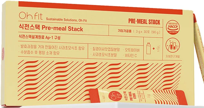 식전스택 유기산 사과초모식초 450mg 애사비스틱 초모 애플사이다비니거 오가닉산, 1박스, 90g - 쿠팡