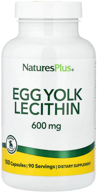 네이쳐스플러스 계란 노른자 레시틴 600mg 베지 캡슐 180정(캡슐당 300mg), 180정, 1개