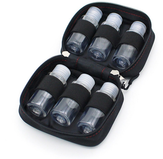 모루 미니 캠핑 양념통 세트, 1세트, 가방+용기30ml 6개