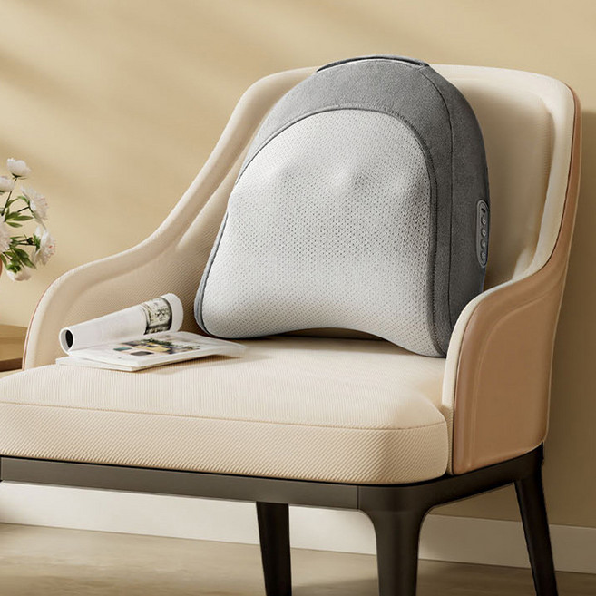 Jeernare 허리 안마기 3단 강도 2단 온도 허리 마사지기 다용도 등 종아리 어깨 목 마사지기, 그레이, K8