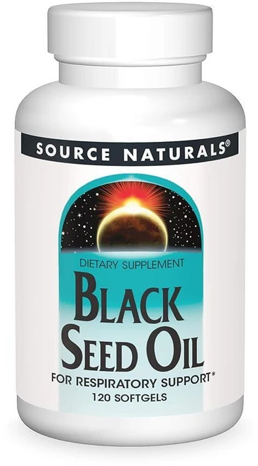 Source NATURAL 내추럴s 호흡기 을 위한 블랙 커민 씨앗 오일 - 소프트젤 120정 242731, 120 Count (Pack of 1), 1개 - 쿠팡