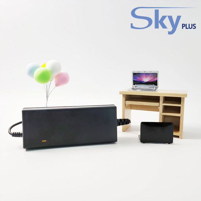 대한민국 SKYPLUS 어댑터 [전원코드포함] 삼성 노트북 NT350XAA 충전기 KC인증, 1개