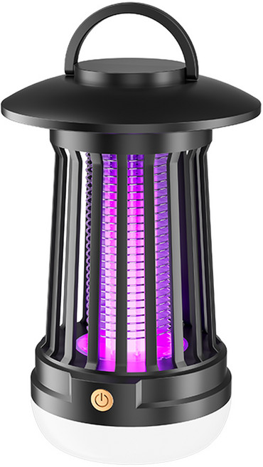 무선 LED 무드등 모기퇴치기 캠핑 가정용 무소음 휴대용 모기퇴치기 외용 모기퇴치기 가정용 모기퇴치기, S01(블랙)