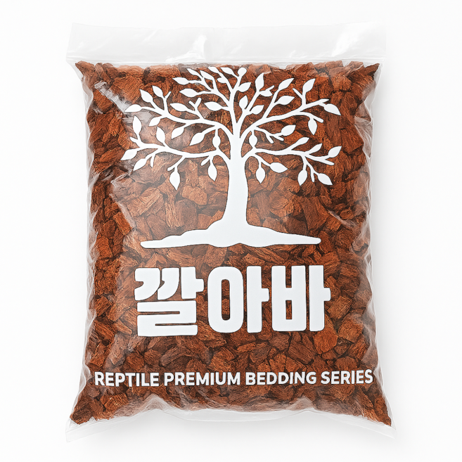 깔아바 굵은입자 바크 6L 파충류 바닥재, 1개