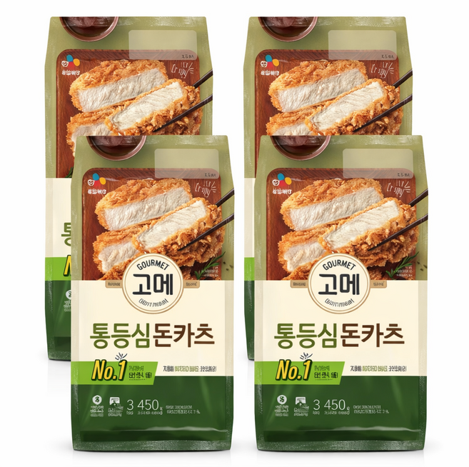일식전통 고메 돈카츠 450g x 4개 통등심 돈카츠