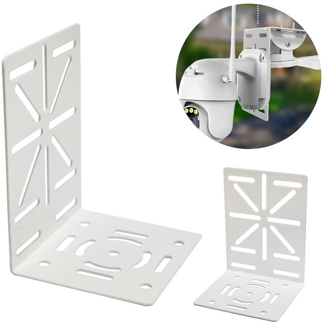 EGSHOP CCTV 카메라 브라켓 거치대 전주용 지지대 받침대, 1개, 베이스 브라켓(L자)