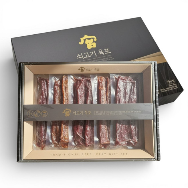 궁 쇠고기육포 선물세트, 750g, 1개