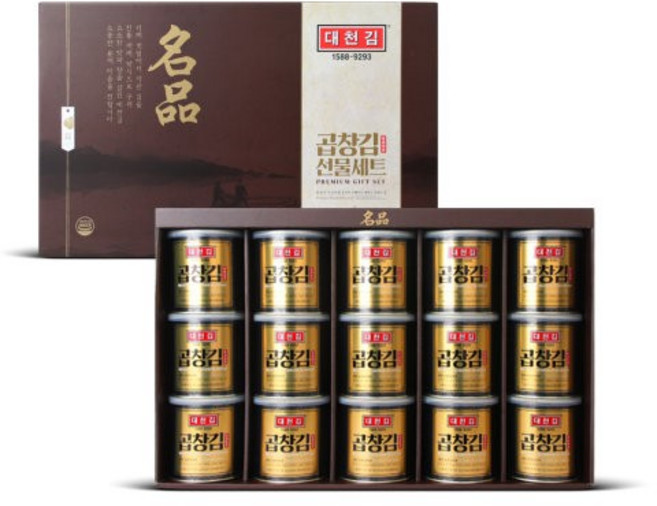 대천김 곱창김 캔김, 1개, 450g